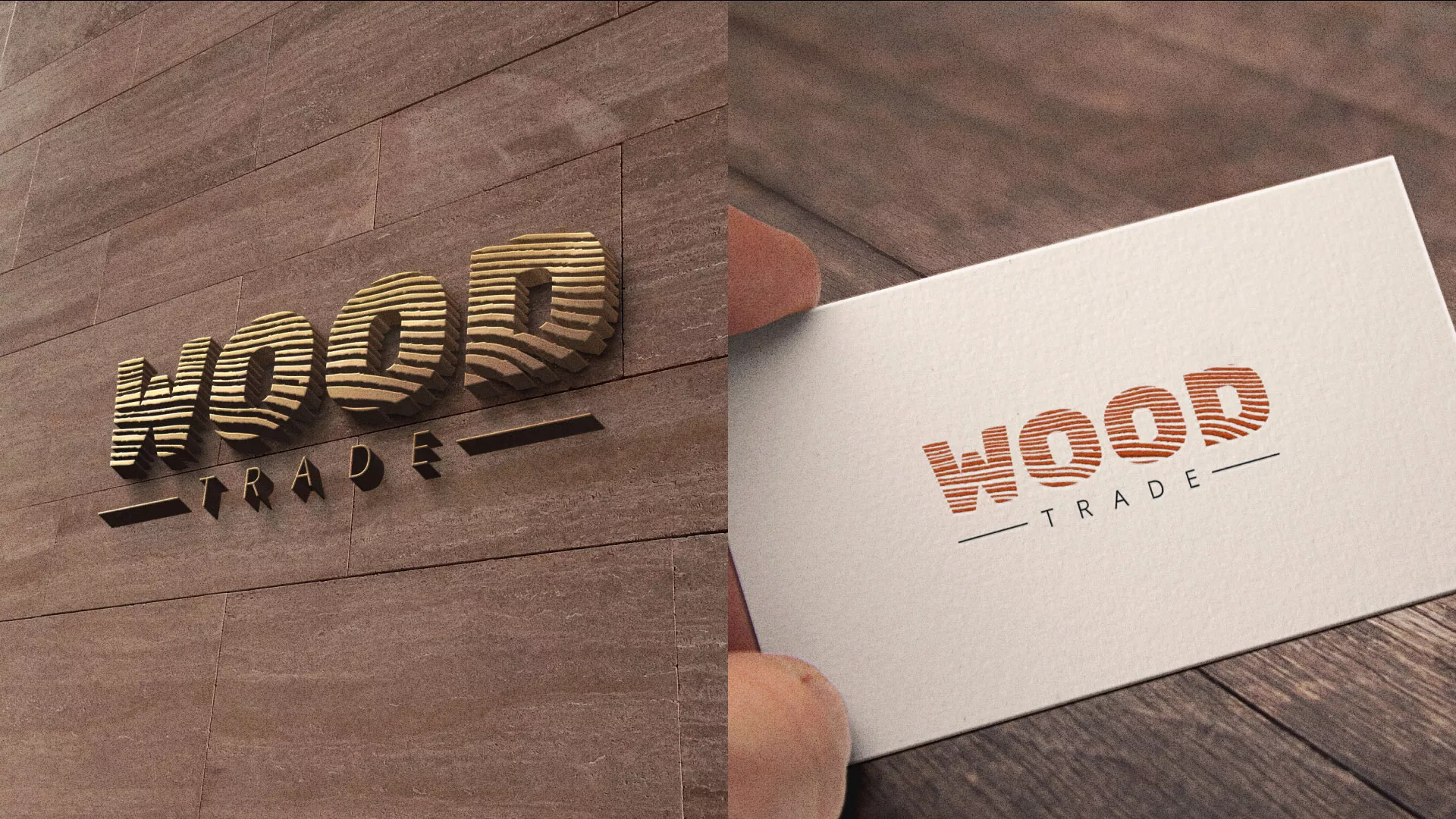 Разработка логотипа для компании «Wood Trade» в Нефтекамске